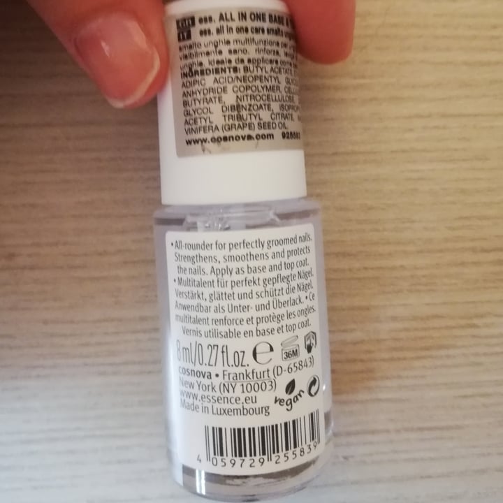 photo of Essence Cosmetics All in one care shared by @ilariaveg on  21 Oct 2021 - review