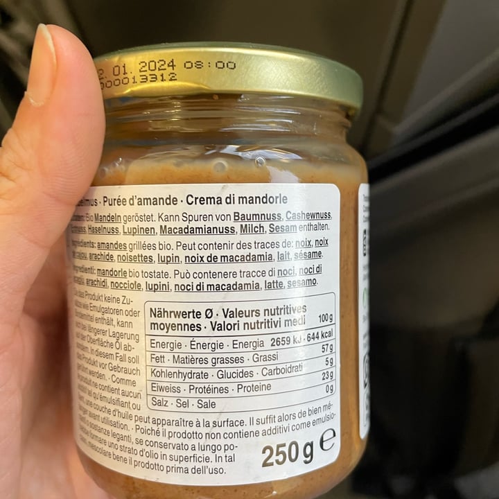 review photo of Karma Dark Almond butter shared by @bfranceschiello on 14 Apr 2022 - review
