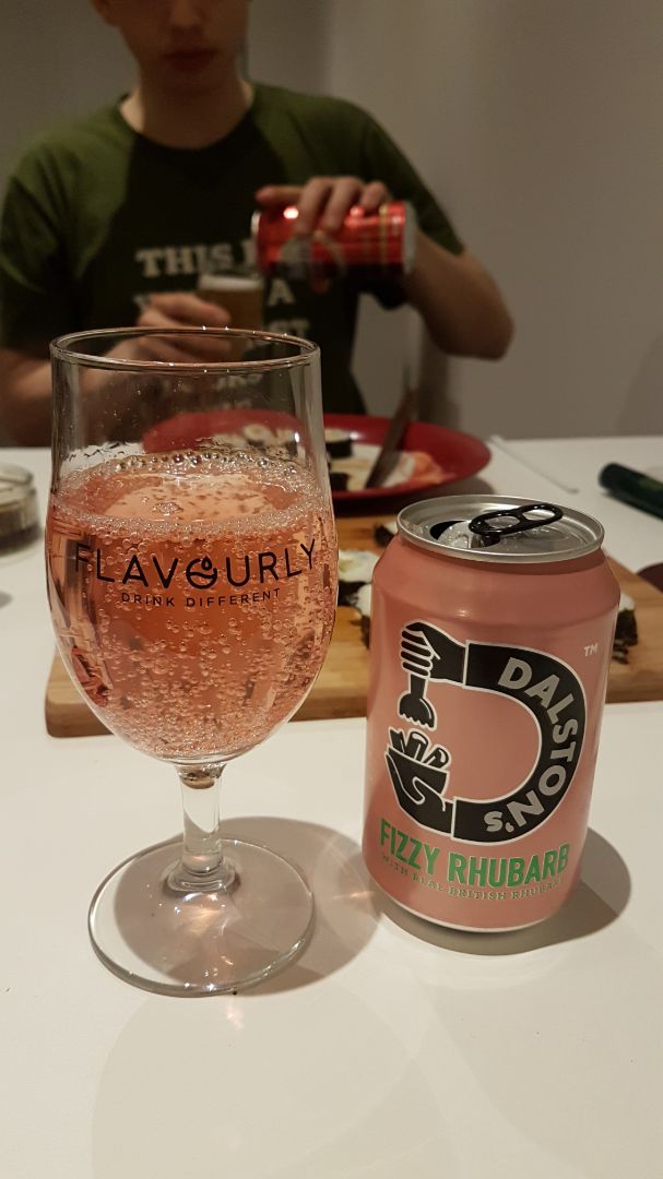 photo of Dalston's Soda Company Fizzy Rhubarb drink shared by @purplelilpixie on  02 Apr 2020 - review