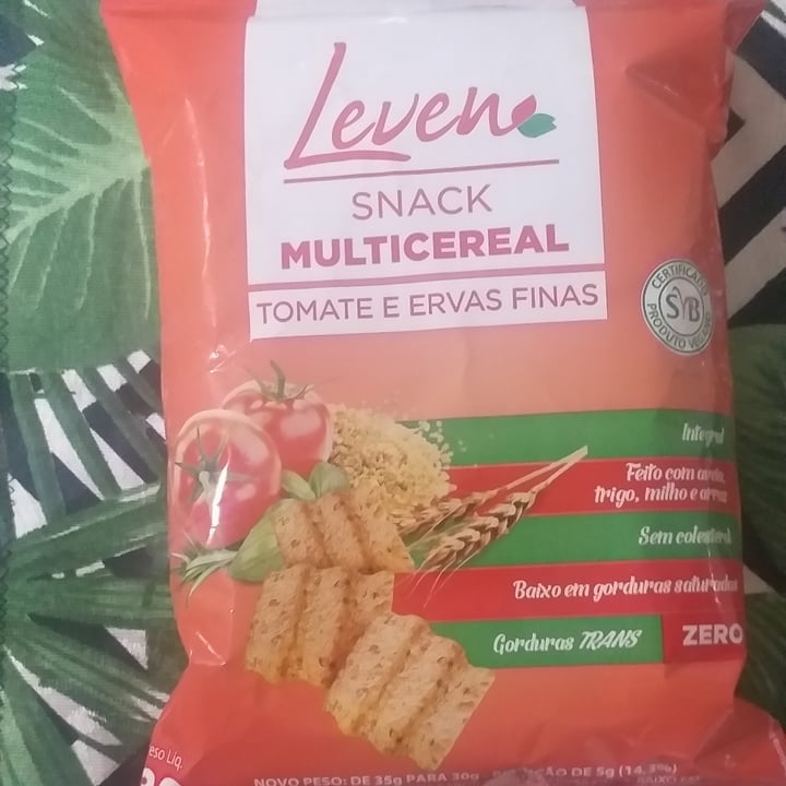 photo of Leven Snack Multicereal shared by @andressateixeirasilv on  16 Jul 2022 - review