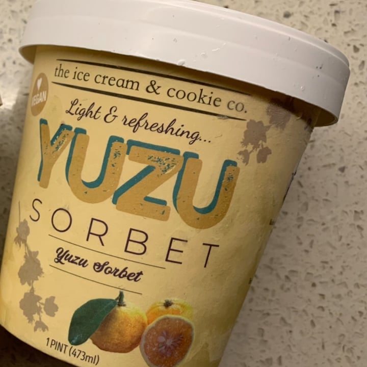 photo of The Ice Cream & Cookie Co Yuzu Sorbet shared by @nonya on  06 Mar 2022 - review