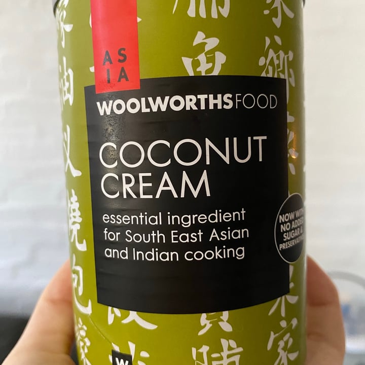 photo of Woolworths Food Coconut cream shared by @ziena3 on  21 Sep 2020 - review
