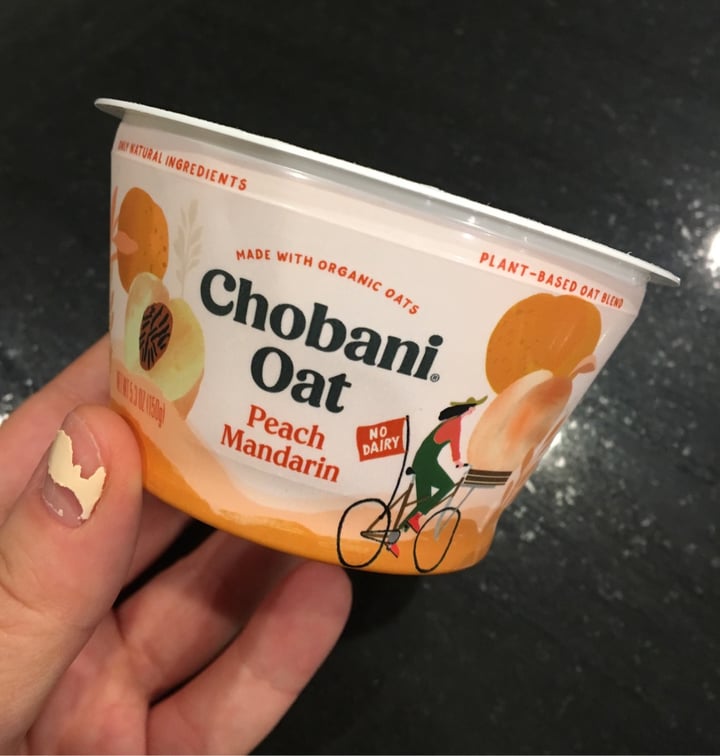 photo of Chobani Oat-Based Peach Mandarin Yogurt shared by @elodiee on  29 Jun 2020 - review