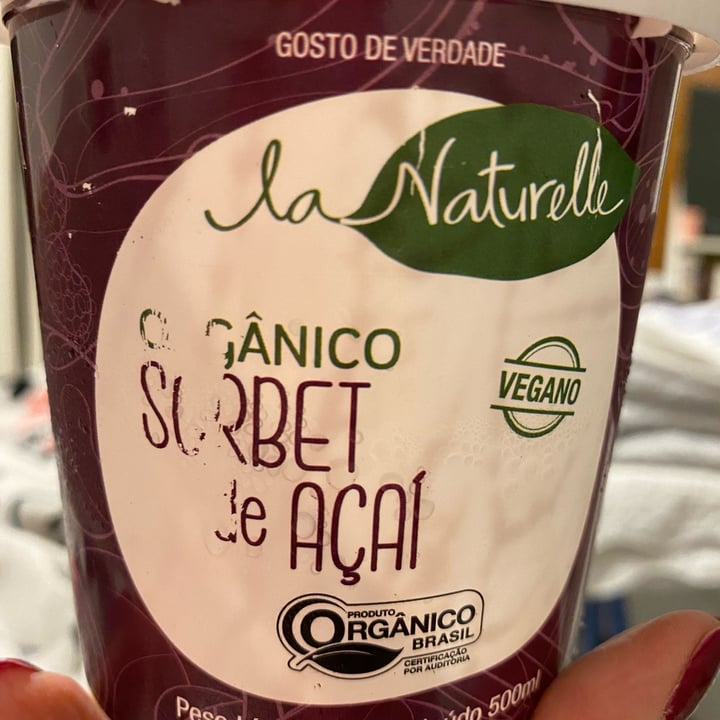 photo of La naturelle Sorbet de chocolate shared by @feborgiz on  08 Oct 2021 - review