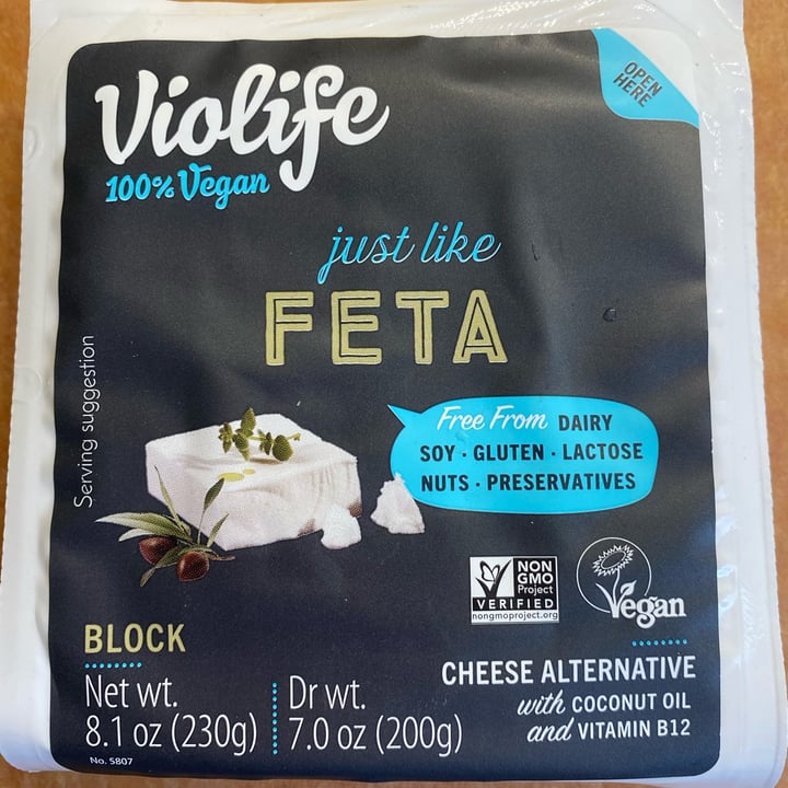 photo of Violife Feta Block - Greek White shared by @chloeschmoe on  10 Apr 2022 - review