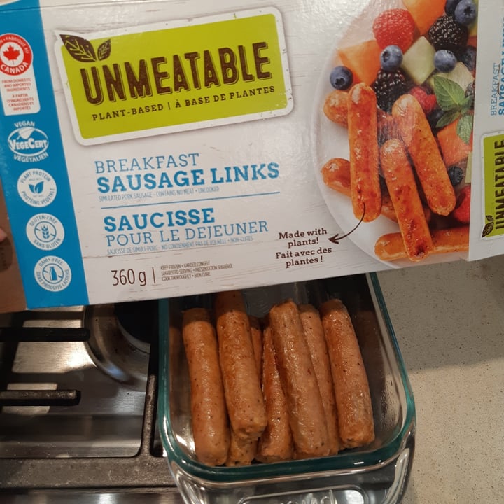 review photo of Unmeatable Breakfast Sausage Links shared by @shannonb on 28 Jun 2022 - review