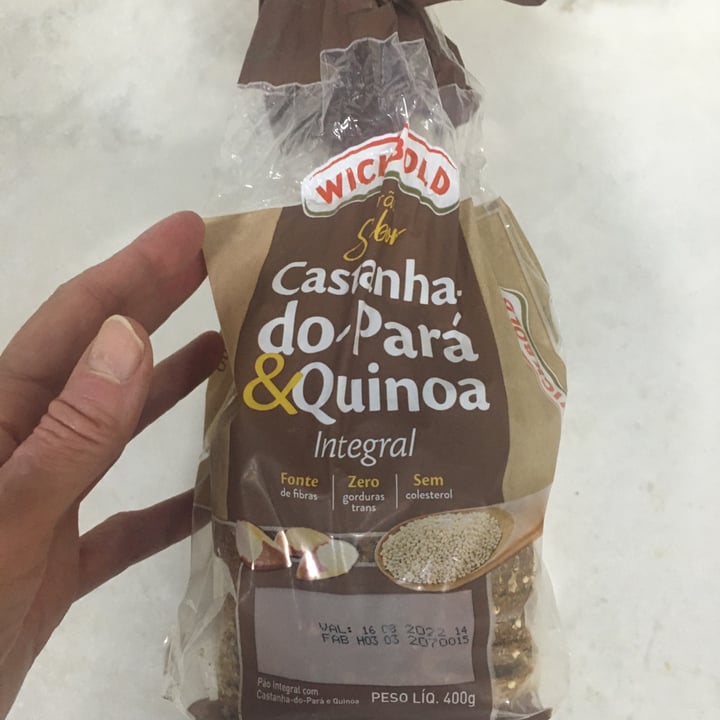 photo of Wickbold Pão de castanha-do-pará e quinoa shared by @vimauro on  31 Jul 2022 - review