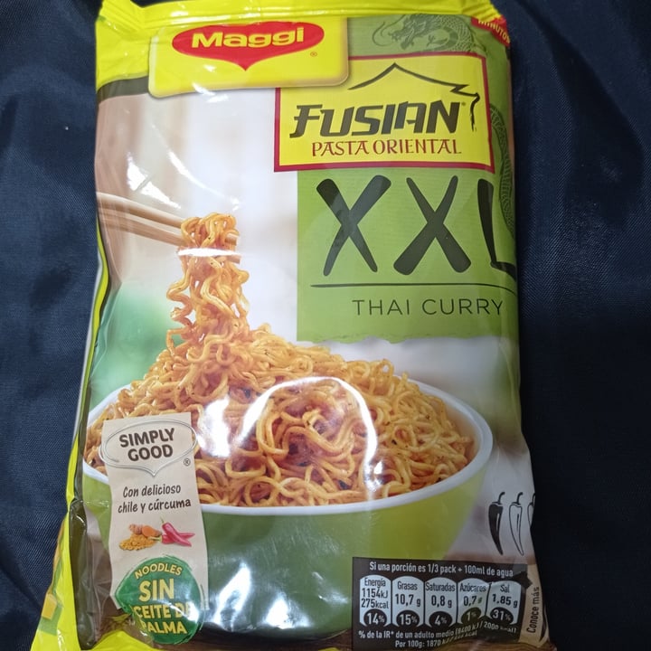 photo of Maggi Fusian Pasta Oriental Thai Curry XXL shared by @isabeletta on  10 Dec 2020 - review