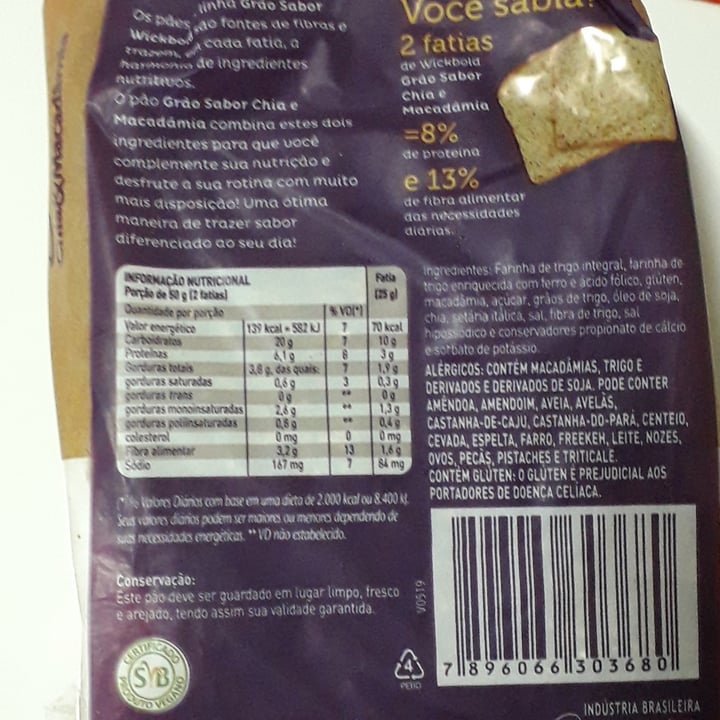 review photo of Wickbold Pão Com Chia shared by @mzakir on 10 May 2022 - review