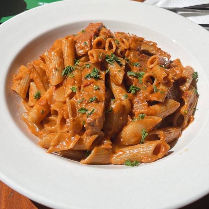 review photo of Vegan Butcherie by Romeo & Vero (Delivery and Takeaway) Creamy ‘beef’ pasta shared by @greengabby on 03 Jun 2022 - review