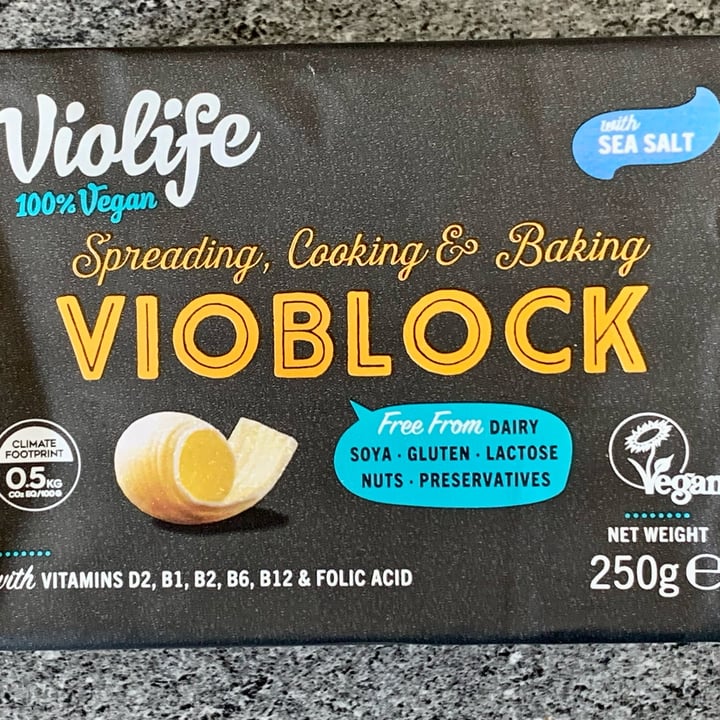 photo of Violife Vioblock with sea Salt shared by @drteetee on  19 Mar 2022 - review