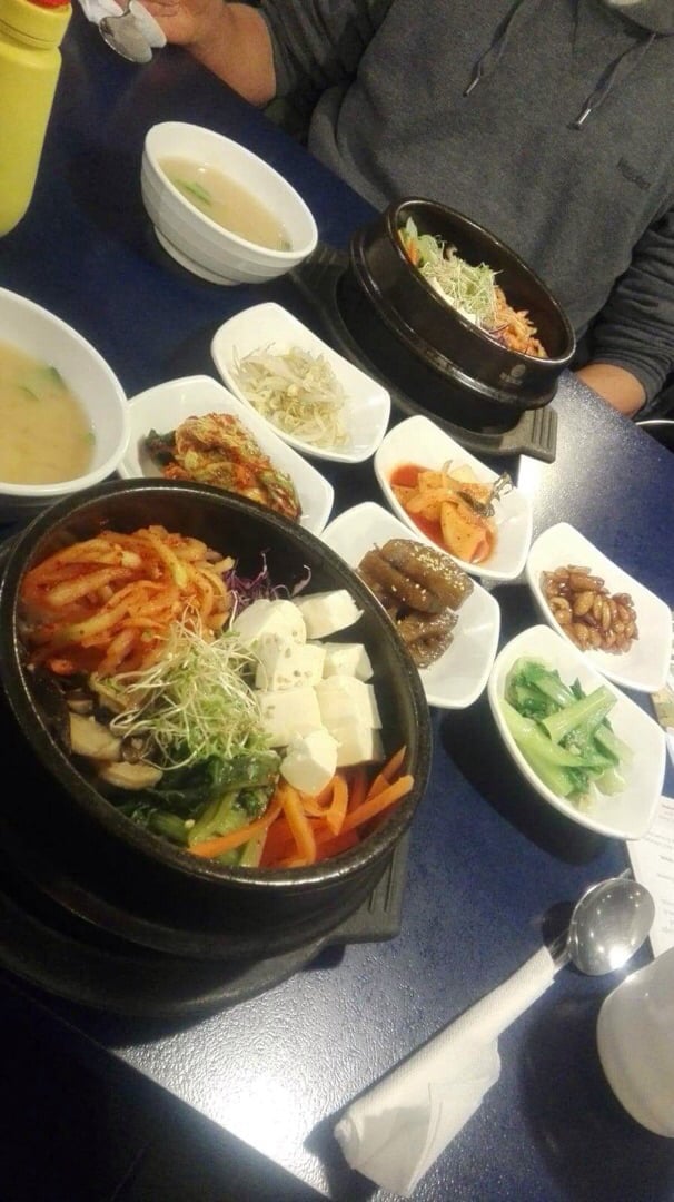 review photo of TJ's Korean Restaurant Veg Bibimbap shared by @plantbasedmands on 04 Oct 2018 - review