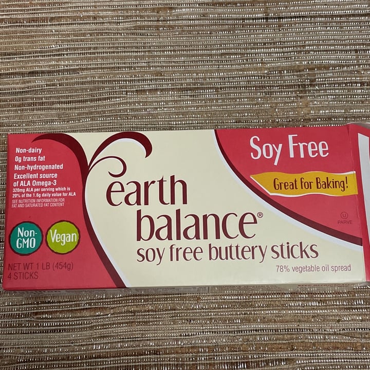 photo of Earth Balance Soy free buttery sticks shared by @veganfoodcrazy on  17 Dec 2021 - review