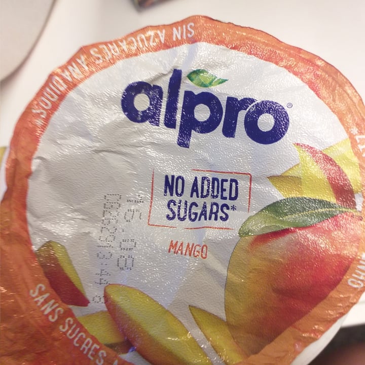 photo of Alpro Mango Yogurt (No Added Sugars) shared by @jk13 on  26 Jul 2022 - review