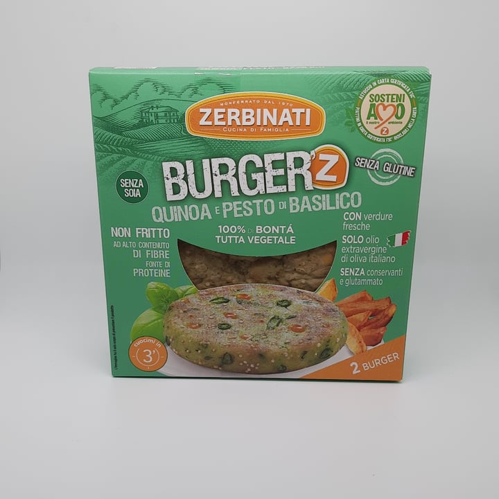 photo of Zerbinati Burger Quinoa E Pesto Di Basilico shared by @martino1 on  04 Nov 2021 - review