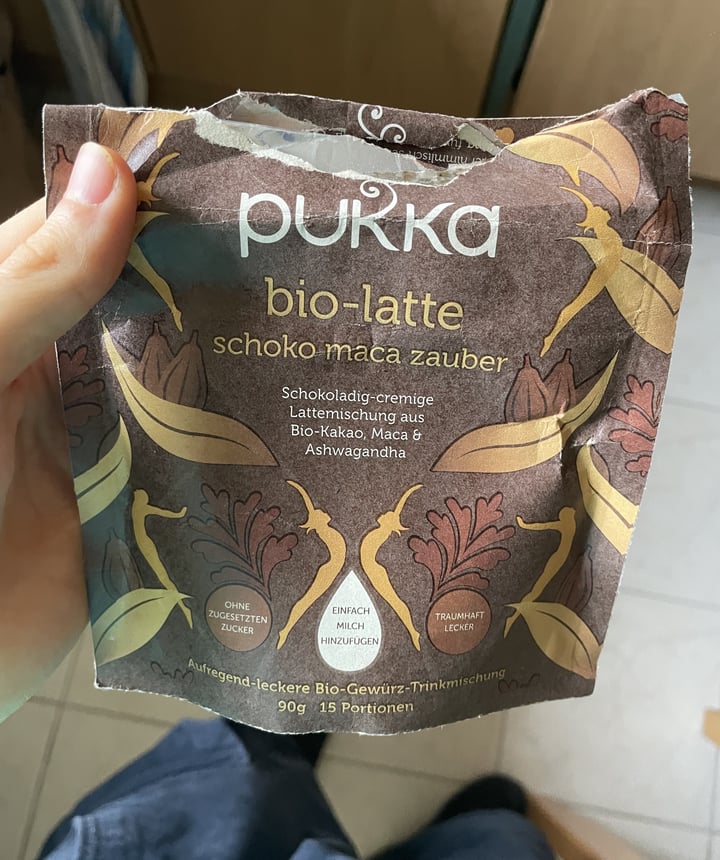 photo of Pukka Herbs Organic Latte Cacao Maca Magic shared by @tesario on  07 Jun 2021 - review