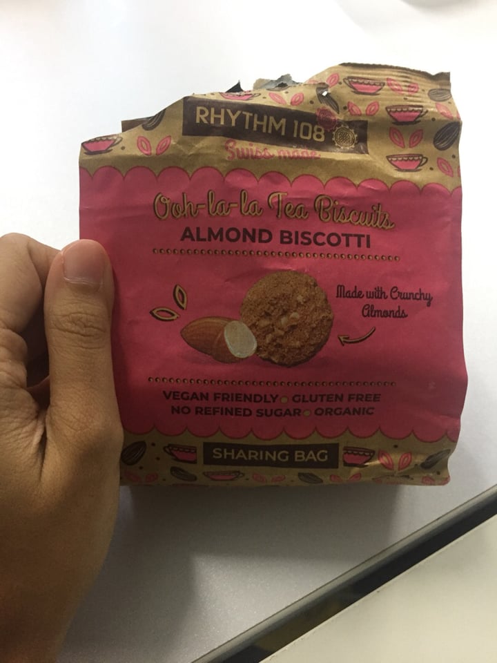 photo of Rhythm 108 Almond biscotti and coconut oats vegan and gluten free cookies shared by @theminttobe on  08 Jan 2020 - review