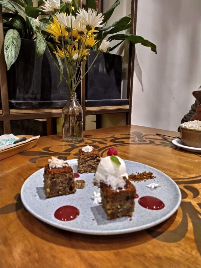 Photo of the dish “brownie de plátano”
