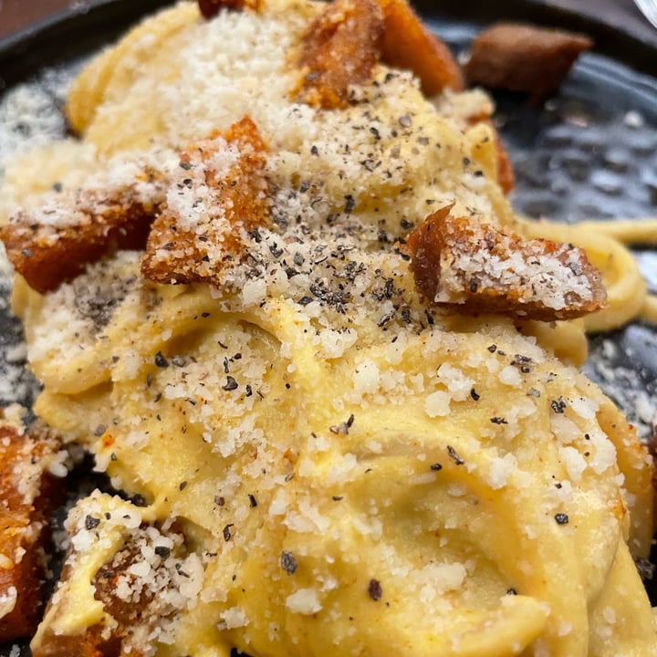 review photo of Rifugio Romano Carbonara vegana shared by @hwi-noree on 11 Oct 2022 - review