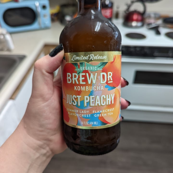 review photo of Brew Dr. Kombucha Just Peachy shared by @ashleyash on 15 Sep 2022 - review