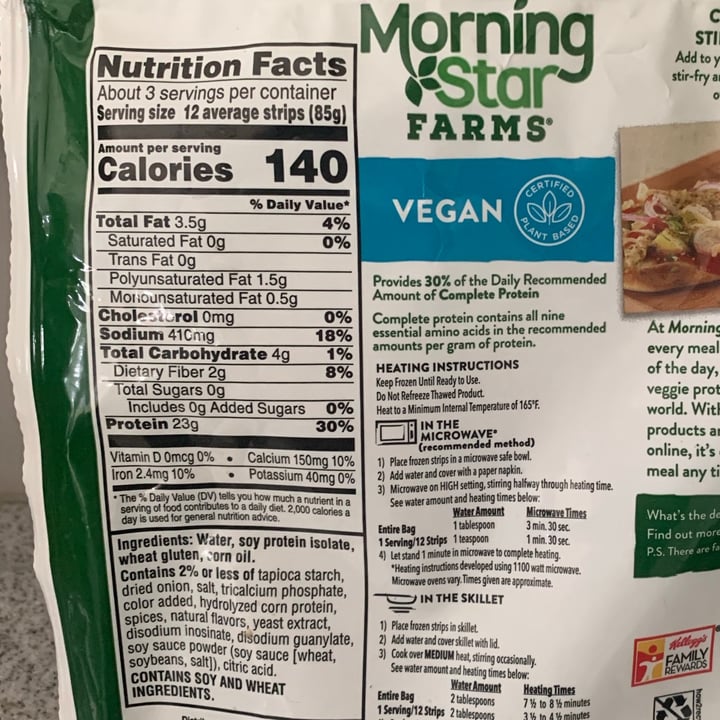 review photo of MorningStar Farms Chik'n Strips shared by @pandatamzy on 22 Jun 2021 - review