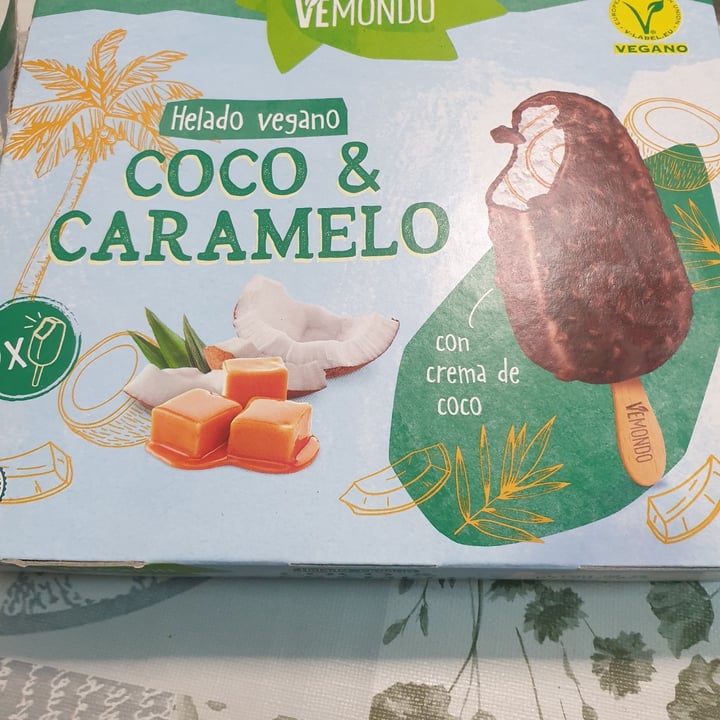 review photo of Vemondo Helado Vegano Coco & Caramelo shared by @felicidaddobby on 04 Apr 2022 - review