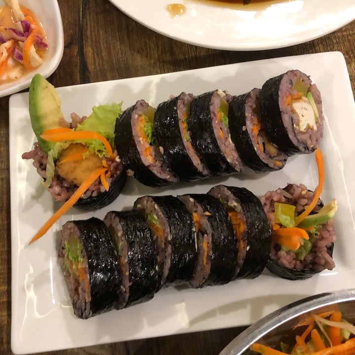 photo of Daehwa Vegetarian Kimbap shared by @meltingpotatoes on  31 Dec 2020 - review