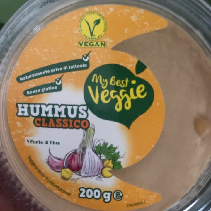 photo of My Best Veggie Hummus classico shared by @crunchypeanutbutter on  25 Apr 2022 - review