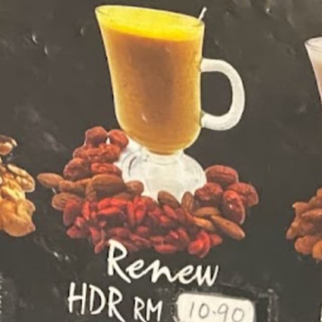 Photo of the dish “RENEW (almond & goji) Drink”