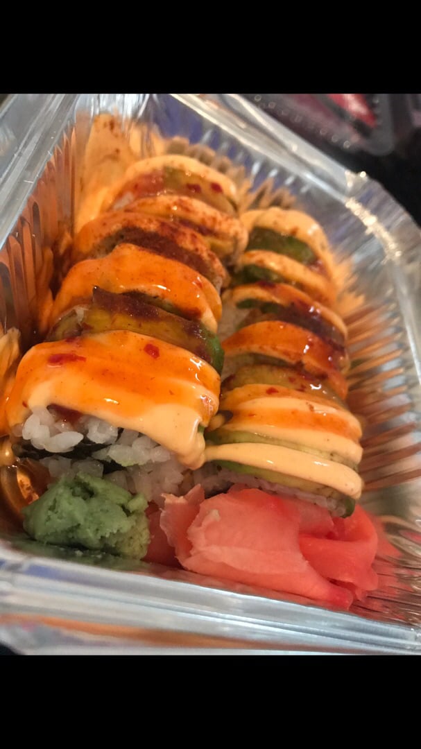 photo of Veggie Heaven Fireball Roll shared by @kat13 on  07 Apr 2020 - review