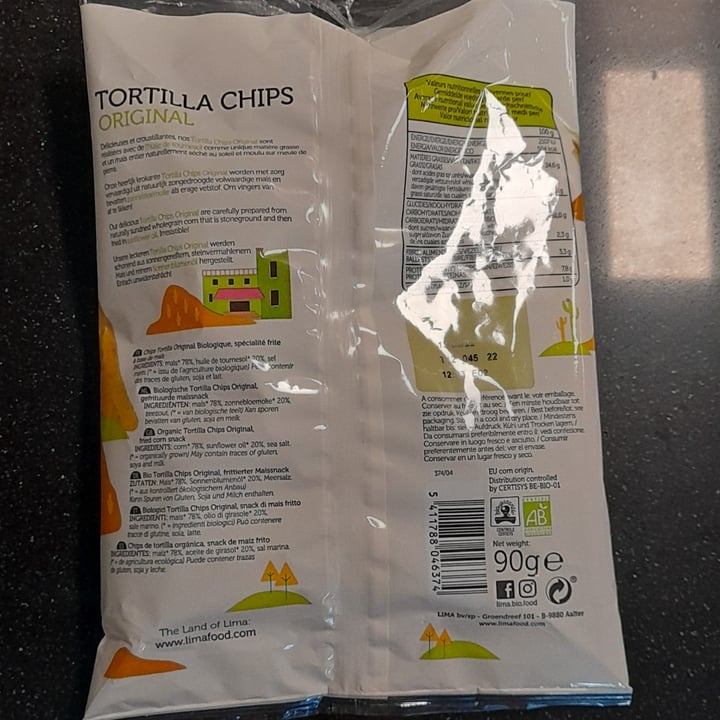 photo of Lima Tortilla Chips shared by @sbirurossa on  02 Jul 2022 - review