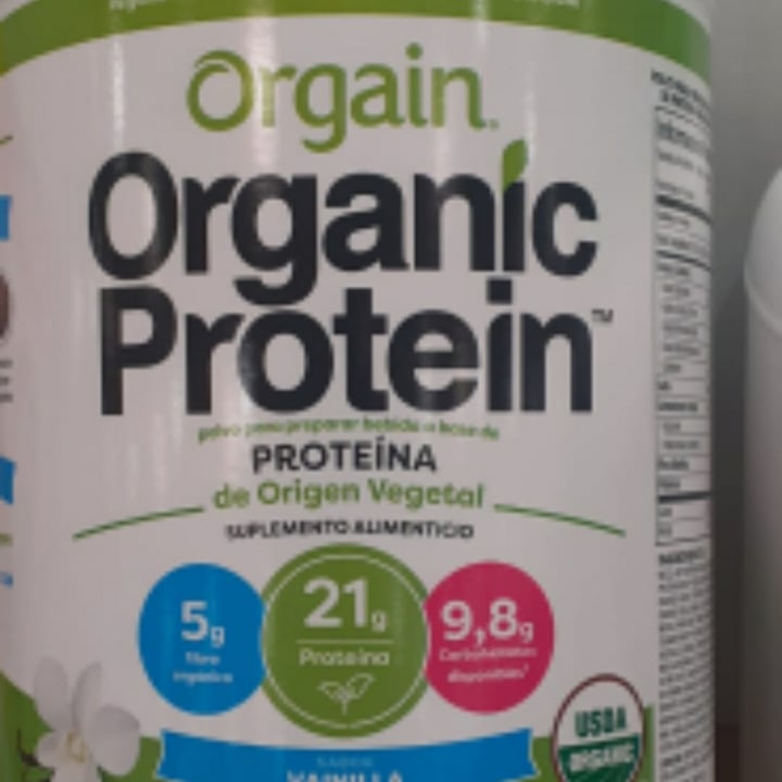 photo of Orgain Orgain Plant Based Protein Powder Vanilla Bean shared by @emiliocelis on  02 Aug 2021 - review