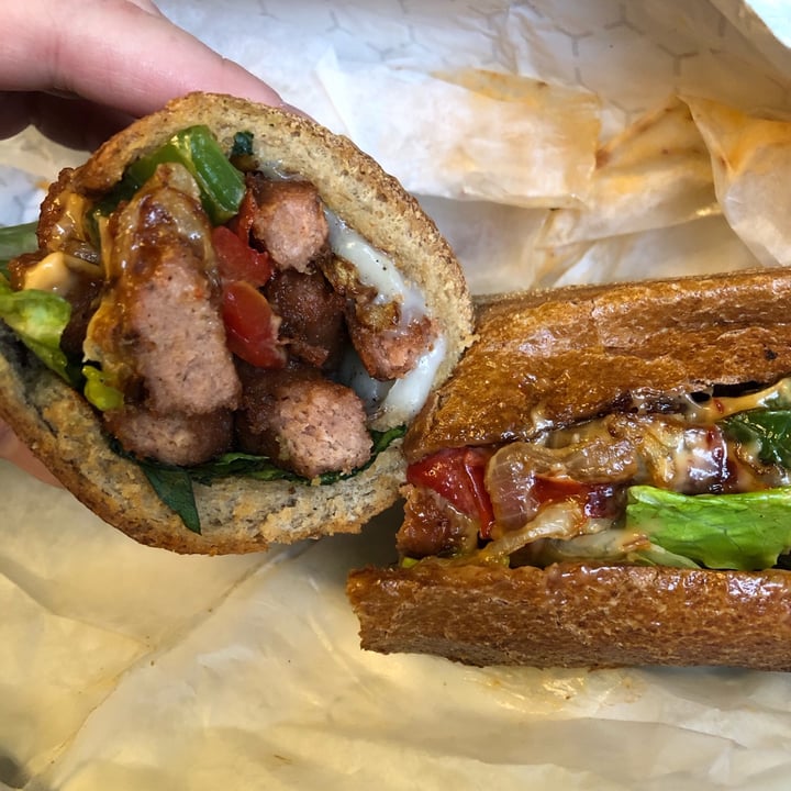 review photo of VLife NYC Philly pepper steak shared by @alycat on 16 May 2020 - review