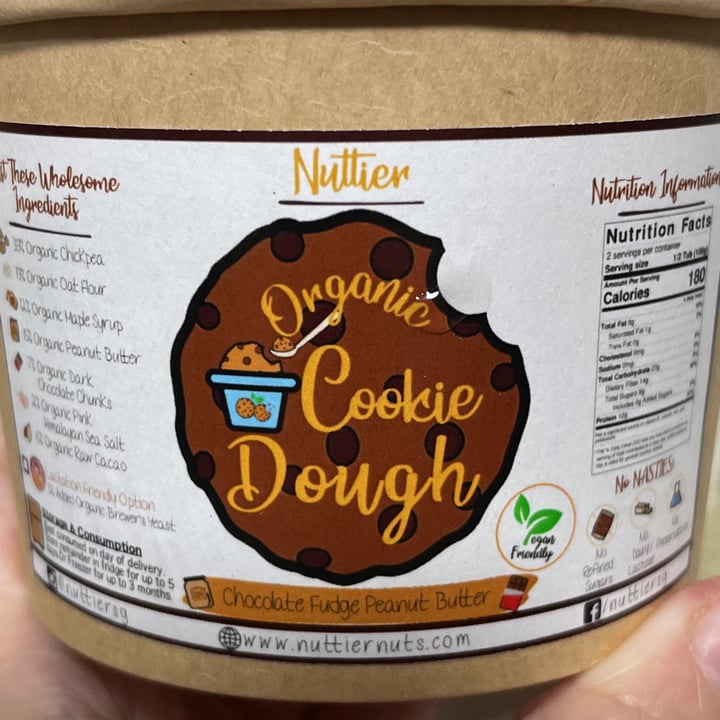 review photo of nuttiernuts Chocolate Fudge Peanut Butter Cookie Dough shared by @ahgeng on 14 Oct 2021 - review