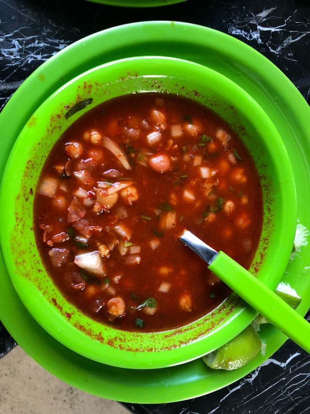 Photo of the dish “Consomé de garbanzos”