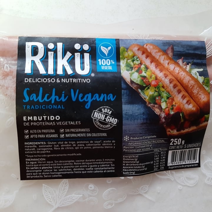 review photo of Rikü Salchichas veganas shared by @pepa on 21 Aug 2020 - review