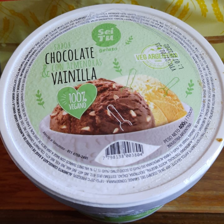 photo of Sei Tu Sei Tu Vegan Vainilla y Chocolate con Almendras shared by @paulitamonna on  04 Jul 2022 - review