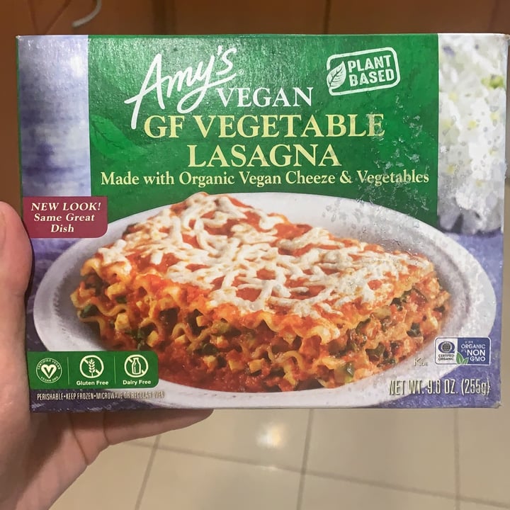 photo of Amy’s Vegan GF Vegetable Lasagna shared by @alexandramichelle on  21 Dec 2020 - review