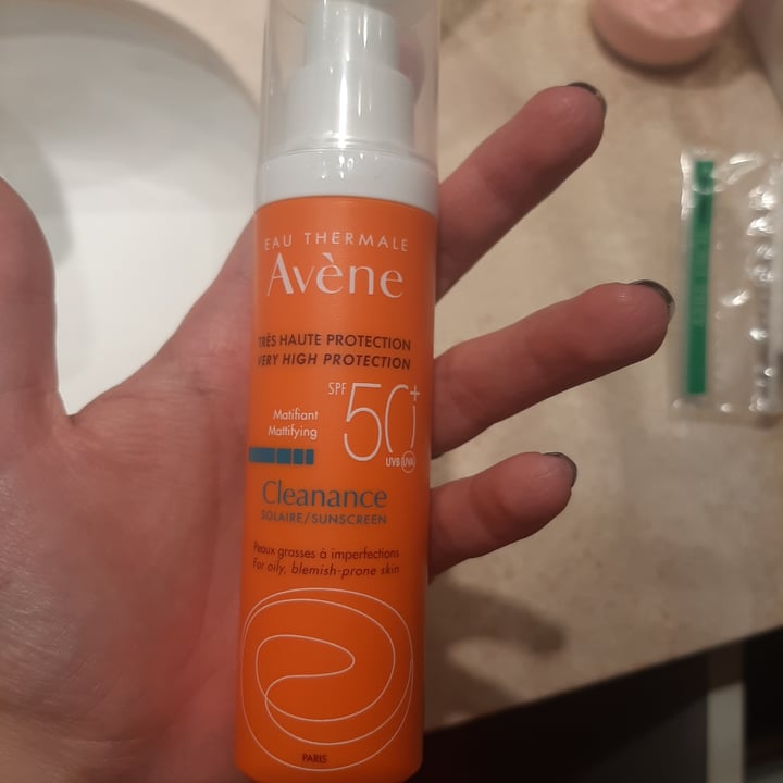 photo of Avène Protector Solar Facial Cleanance SFP 50 shared by @jacquicalv on  02 Mar 2021 - review