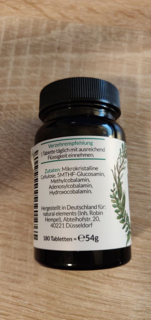 review photo of Pure Elements Vitamin B12 mit Folat shared by @nuls on 01 Mar 2020 - review