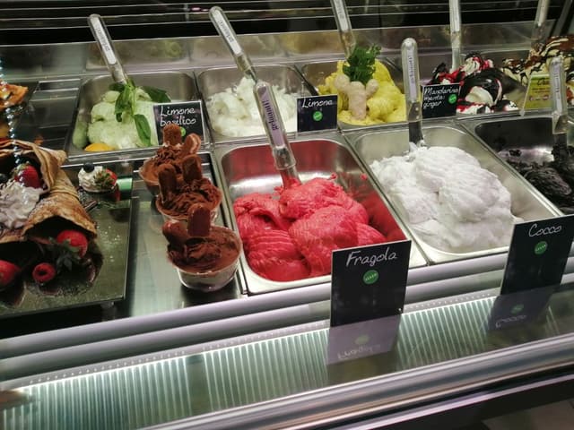Photo of the dish “Mandarina, Basil And Ginger Gelato”
