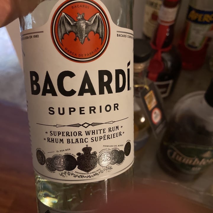 photo of Bacardi White Rum shared by @veganmika on  20 Feb 2021 - review