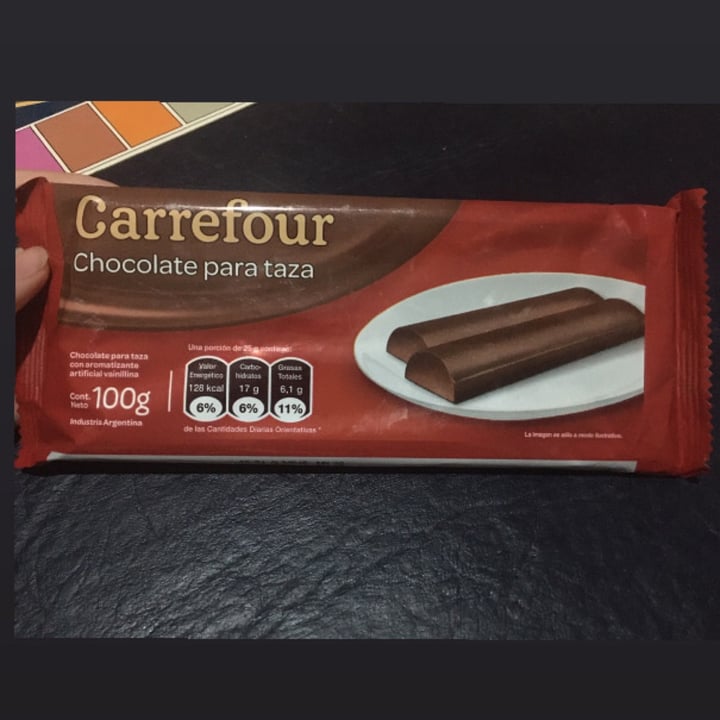 photo of Carrefour Chocolate para taza shared by @palomatrolio on  08 Mar 2021 - review
