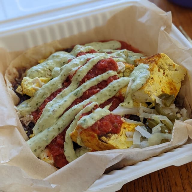 Photo of the dish “Vegan Rancheros”