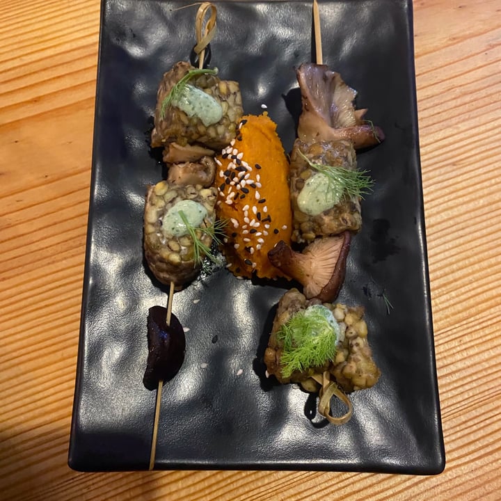 photo of The Food Temple Tempeh & Shiitake Skewers shared by @ericadavide on  18 Apr 2022 - review