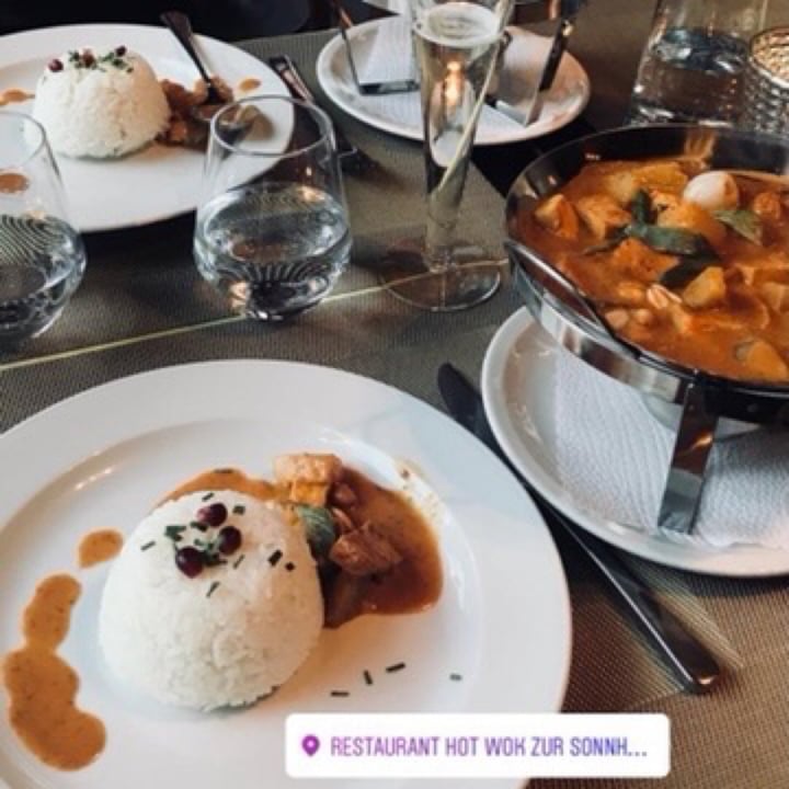review photo of Restaurant Hot Wok zur Sonnhalde Massaman curry with tofu shared by @zino on 25 May 2020 - review