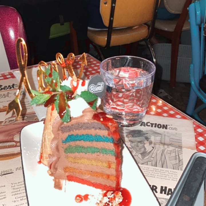 photo of Veggie 4 love Rainbow cake shared by @heppisweetpotato on  22 Feb 2021 - review