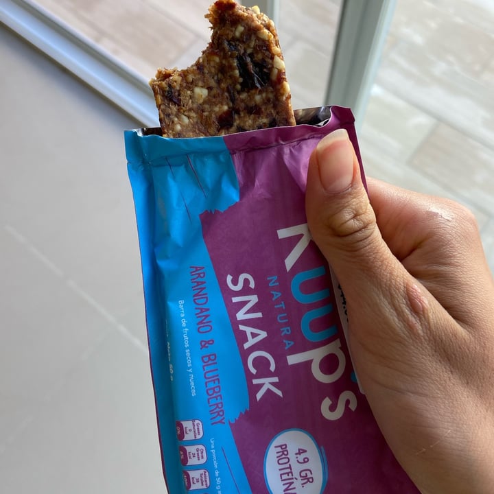 review photo of Kuup’s Natura Snack Arándano & Blueberry shared by @davisssm on 21 Nov 2022 - review