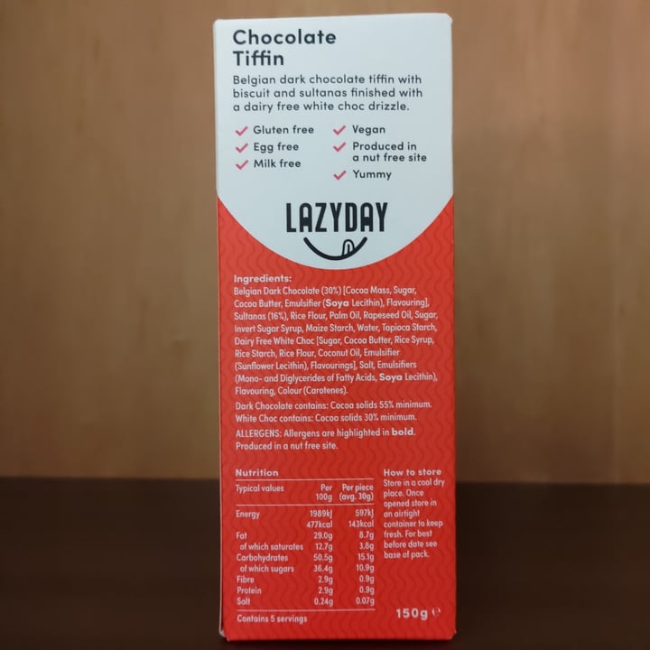 photo of Lazyday 5 chocolate tiffin shared by @stevenneoh on  25 May 2022 - review