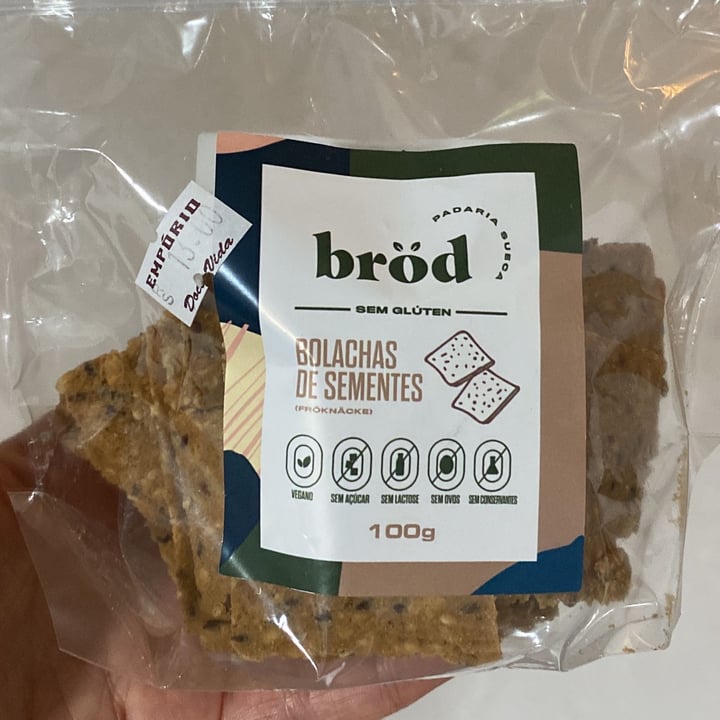 review photo of Brod padaria sueca Bolachas de sementes shared by @carlacortizo on 05 Sep 2022 - review